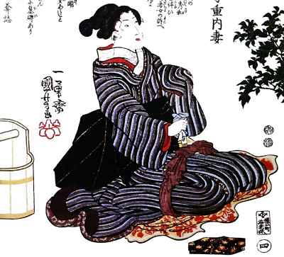 Jigai (自害) seppuku para mulheres